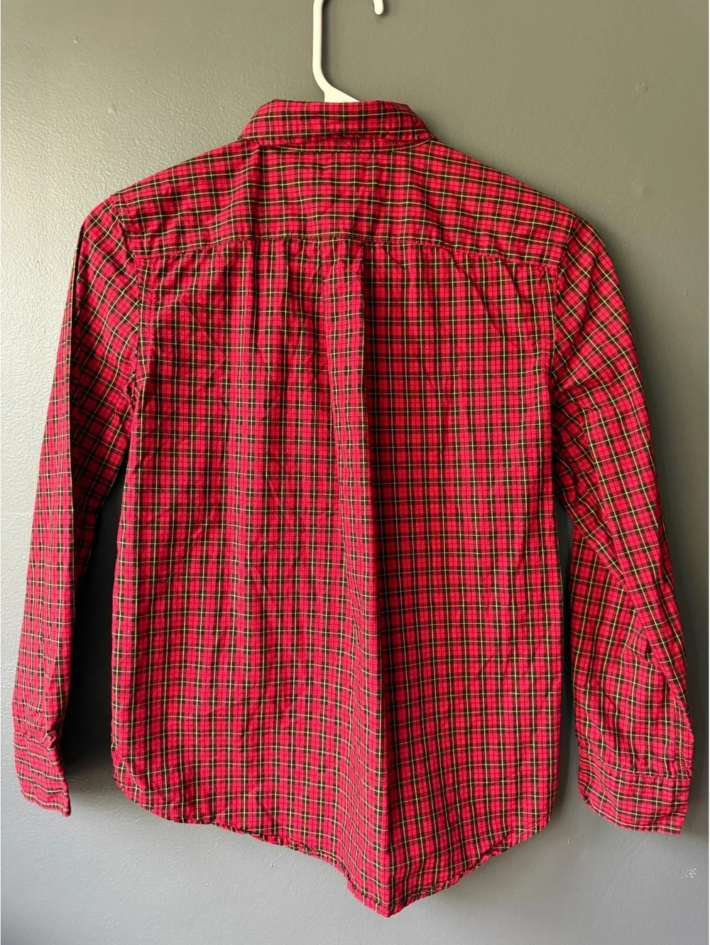 Polo Ralph Lauren Boy’s Red Plaid Button-Down Shirt Medium
